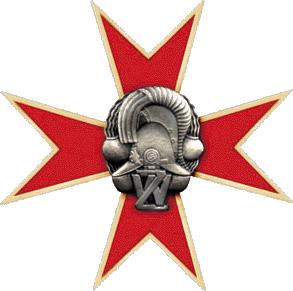 Odznakę pamiątkową KGŻW stanowi krzyż maltański oraz w centralnej części krzyża hełm żandarmów z 1830 1831 r., wsparty na pękających granatach. U dołu stylizowane litery ŻW.