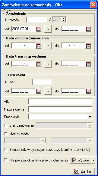 Ekran 13 Filtr modułu zamówi