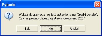 środka trwałego DSP Decyzja o sprzedaży samochodu KKS korekta kosztu sprzedaży ZCS Zmiana wartości samochodu jest to dokument pozwalający na zmianę wartości magazynowej
