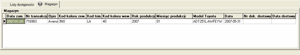 Ostatnia zakładka zawiera dane klienta wynikające z uczestnictwa w programie MORE.