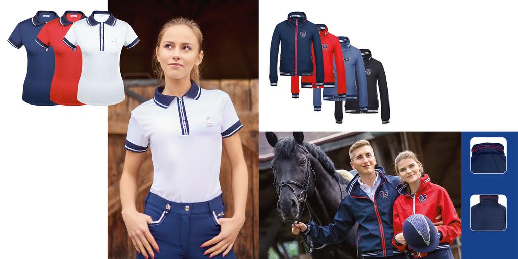 POLLY Art. 09918 KURTKA BOMBER BOMBER JACKET LIPARI Lekka, sportowa kurtka wykonana z wodoodpornej tkaniny. Pod pachami wywietrzniki. Z przodu dwie kieszenie zapinane na suwak.