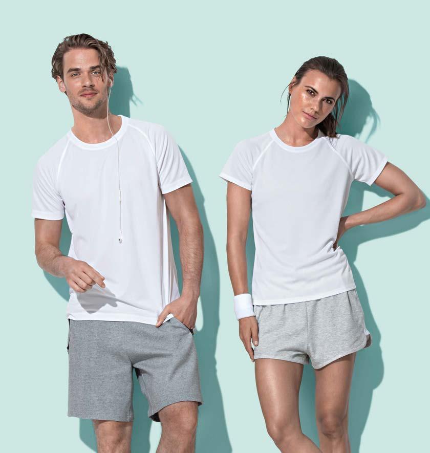 48 Active 140 Mesh Niewiarygodnie lekki i rozciagliwy materiał ACTIVE-DRY wspaniale kontrolujący poziom wilgoci.