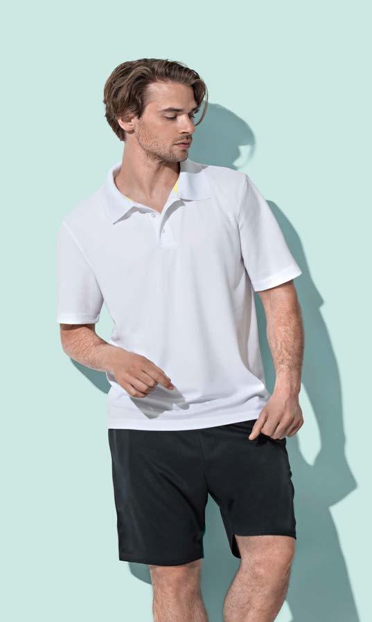 Siateczka Active 140 51 Active 140 Long Sleeve T-shirt z długim rękawem dla mężczyzn ST8420 S 2XL 140 g/m 2 24 REGULAR FIT 100% ACTIVE-DRY poliestru; bird-eyelet mesh siateczka o drobnych oczkach,