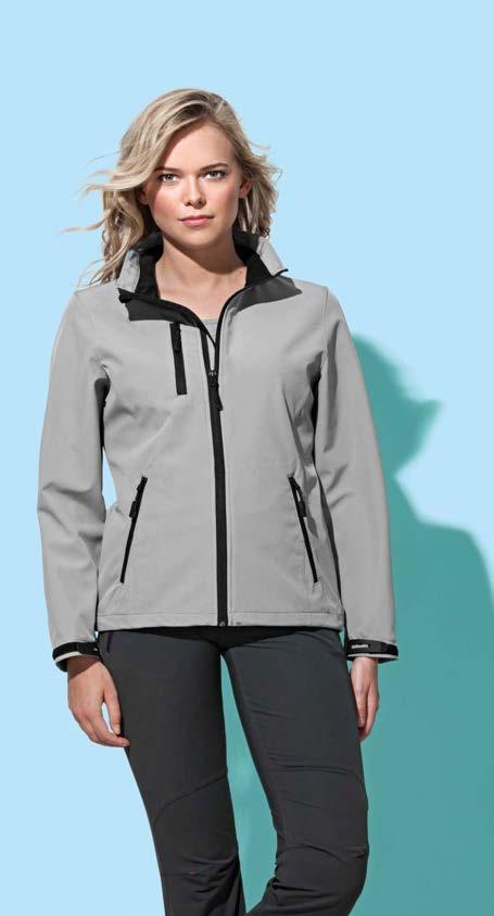 LOW ST5230 ST5330 Active Softest Shell Jacket Kurtka dla kobiet i mężczyzn Męskie: S 2XL Damskie: S XL 250 g/m 2 94% poliestru, 6% elastanu 10 REGULAR FIT MĘSKIE odporność na wodę 2.