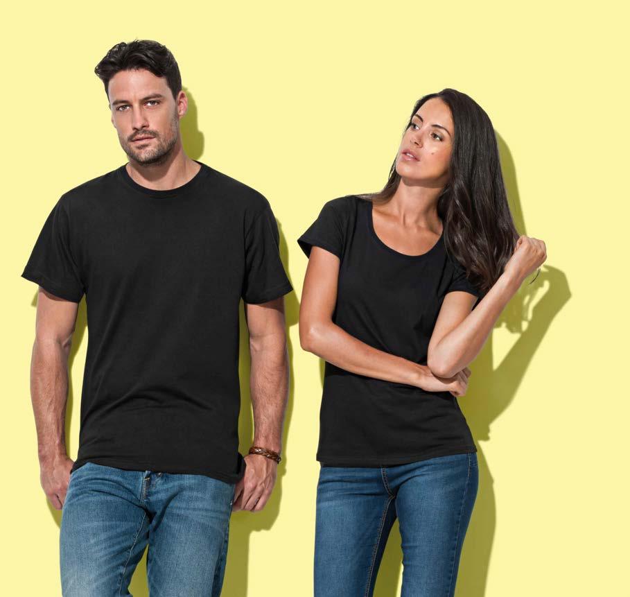 Nano T-shirts 95 N1000 N1100 Nano T-shirt dla kobiet i mężczyzn Męskie: S 2XL 120 CASUAL FIT Damskie: S XL 60 REGULAR FIT 135 g/m 2 100% bawełny ring-spun; single jersey MĘSKIE bez szwów bocznych,
