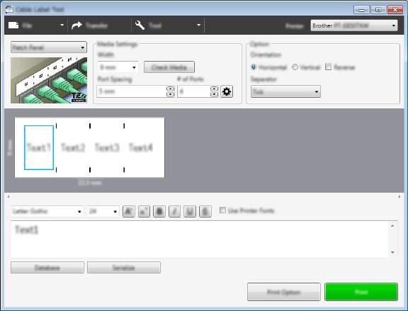 Jak korzystać z narzędzia Cable Label Tool (tylko komputery z systemem Windows ) Krosownica 8