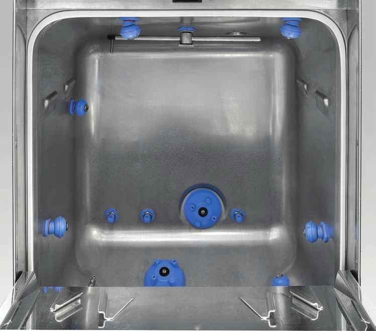Suszenie i schładzanie mytych przedmiotów Każda myjnia-dezynfektor Steelco może być wyposażona w wysokowydajny system suszenia/ chłodzenia nadmuchem filtrowanego powietrza.