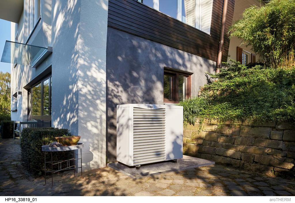 Pompa ciepła typu powietrze/woda arotherm Mała inwestycja, a duża moc monoblokowa pompa ciepła arotherm Dobre perspektywy dla pomp ciepła Zaostrzenie przepisów o oszczędzaniu energii obniży