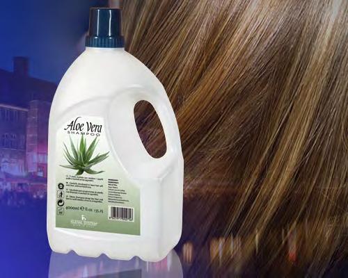 SHAMPOO ALOE VERA szampon aloesowy 4L Do codziennego stosowania do różnego rodzaju włosów. Przygotowuje włosy do różnych zabiegów fryzjerskich zabezpieczając skórę przed nadmiernym wysuszeniem.
