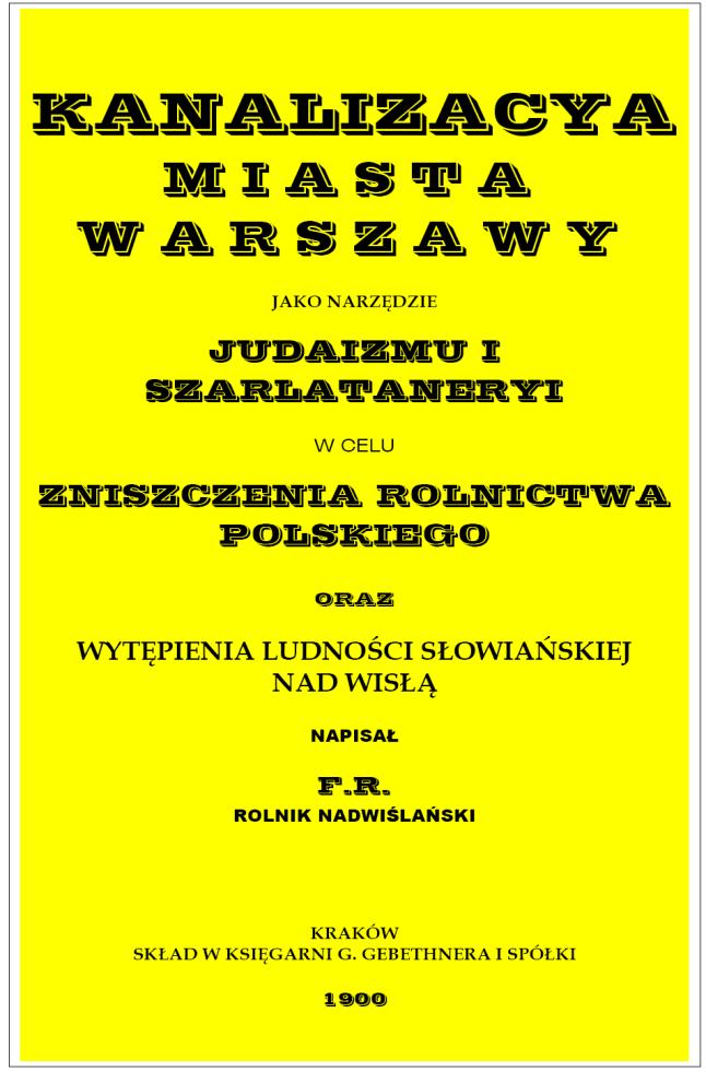 Ale energia jądrowa nie jest jedynym obiektem ataków w historii CYTATY System kanalizacyjny potępili jednozgodnie najwięksi myśliciele, mężowie stanu, ekonomiści i badacze natury zalecając miastom