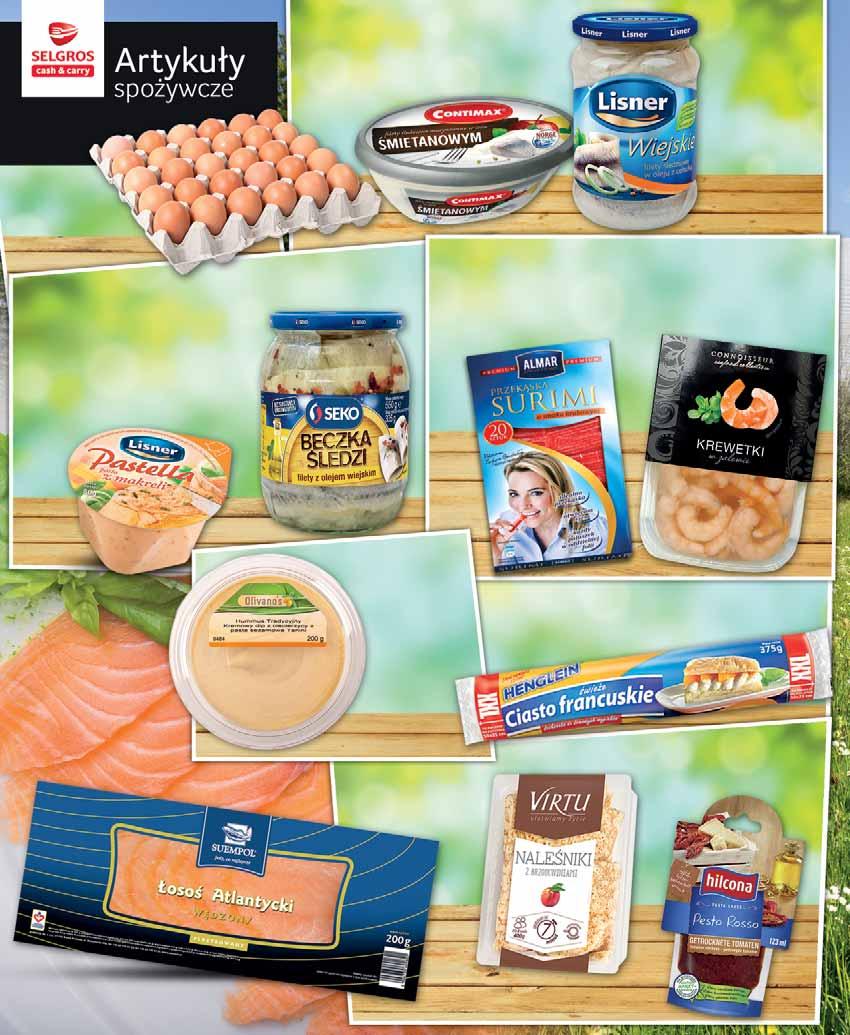 FILETY ŚLEDZIOWE W SOSACH 300 G po 13938 2 pkt za 10 zł netto ProgramPremia 4 19 z VAT 4.40 FILETY ŚLEDZIOWE WIEJSKIE 600/300 G po 88044995 8 59 z VAT 9.02 JAJA KL. L pakowane po 30 szt.