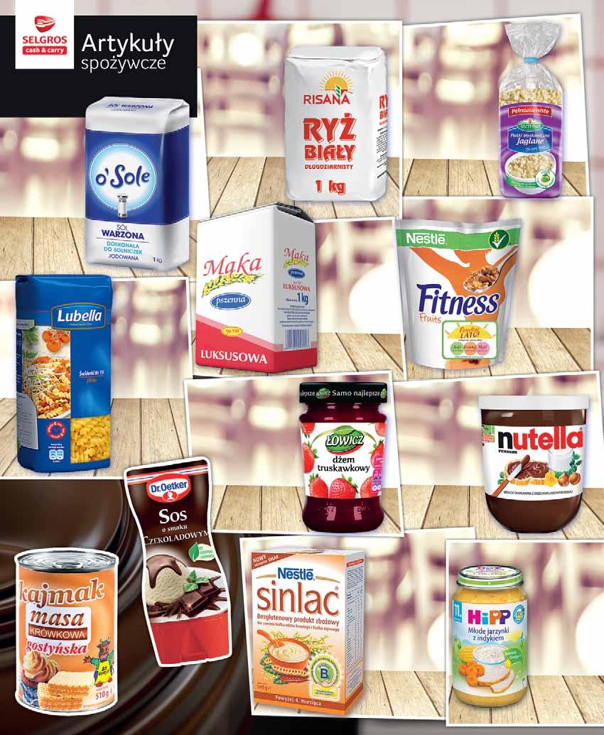 SÓL 1 KG warzona jodowana, kamienna niejodowana, jodowana po lub po 12 szt. 51956068, 90696402 0 83 z VAT 1.02 MAKARON 500 G świderek, spaghetti, nitka cięta, kolanko, muszelka, wstążka po, po 6 szt.