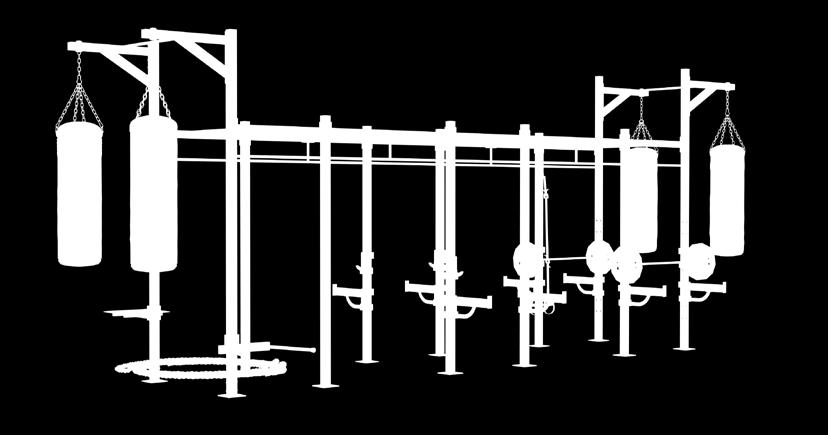 Muscle Ups, Butterfly Pull Ups lub Toes- t o-bars, oraz innych ćwiczeń wymagających dużej ilości miejsca dzięki innowacyjnej konstrukcji brama zapewnia wszystko,