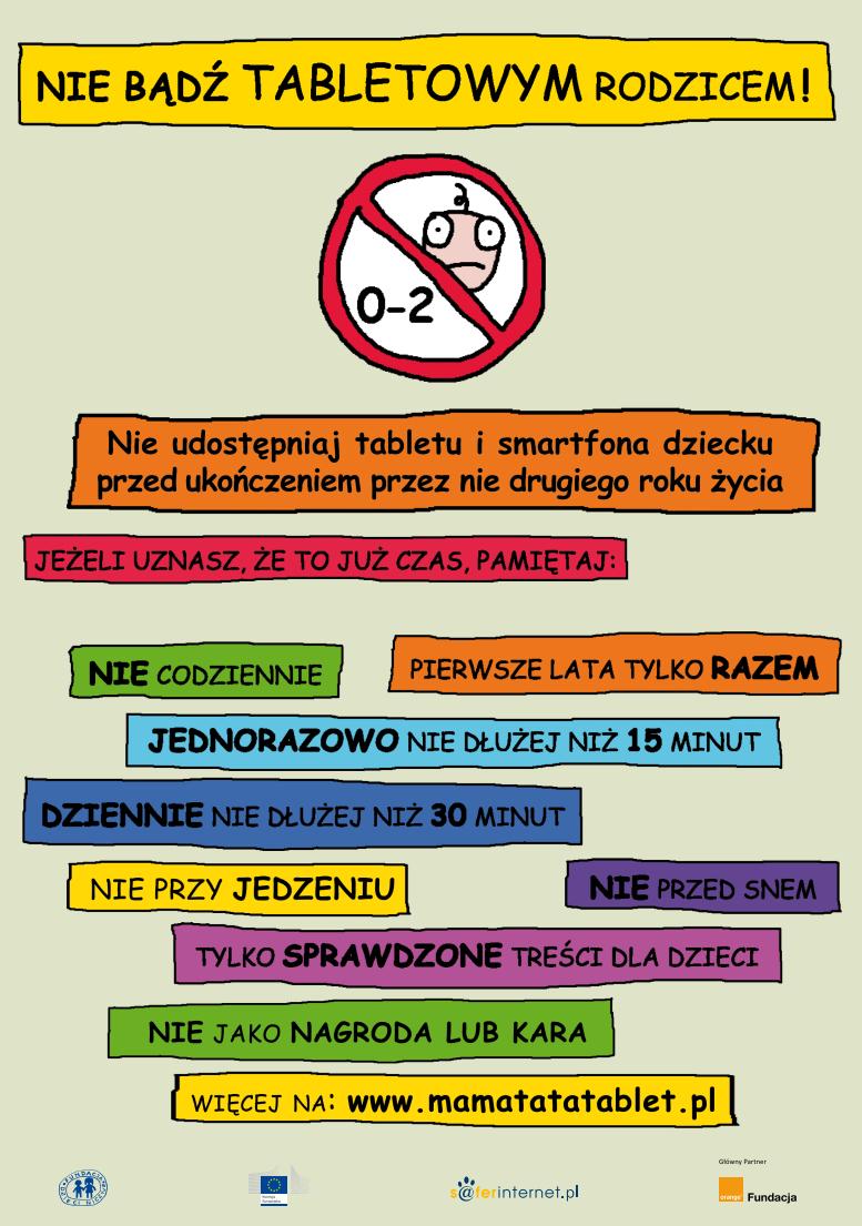 63% dzieci zdarzyło się bawić smart fonem lub tabletem bez konkretnego celu 69% rodziców udostępnia dzieciom urządzenia