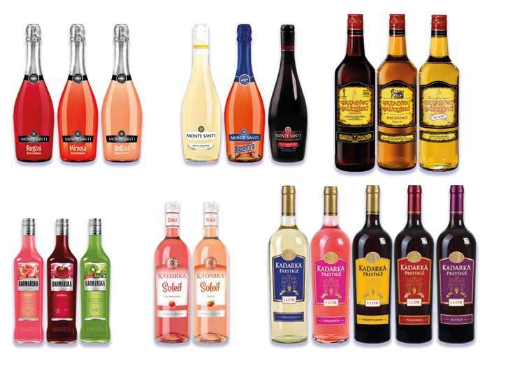 MONTE SANTI SMOOTHSECCO 0,75 L: ROSSINI, MIMOSA, BELLINI BARMAŃSKA 21% (w asortymencie) 8,79 + Vat 10,81 STUMBRAS PURE 40% 0,2 L 5,85 + Vat 7,20 STUMBRAS 40% 0,2 L: CRANBERRY, PIGWA 8,79 + Vat 10,81