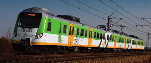 Elektryczne zespoły trakcyjne Electric Multiple Units EN57AL SERIA: EN57AL ILOŚĆ: 66 TYP: 5BK+6BK+5BK MASA ZESPOŁU: 132 000 KG (W STANIE PRÓŻNYM) I 170 000 KG (W STANIE ŁADOWNYM) EN57AL SERIES: