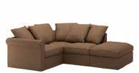 MATERIAŁY PRASOWE IKEA / MARZEC 2018 / 12 PE668759 PE668687 PE668752 PE668724 PE668729 GRÖNLID szezlong 1900,- Pokrycie: 57% bawełna, 24% poliester, 19% len.