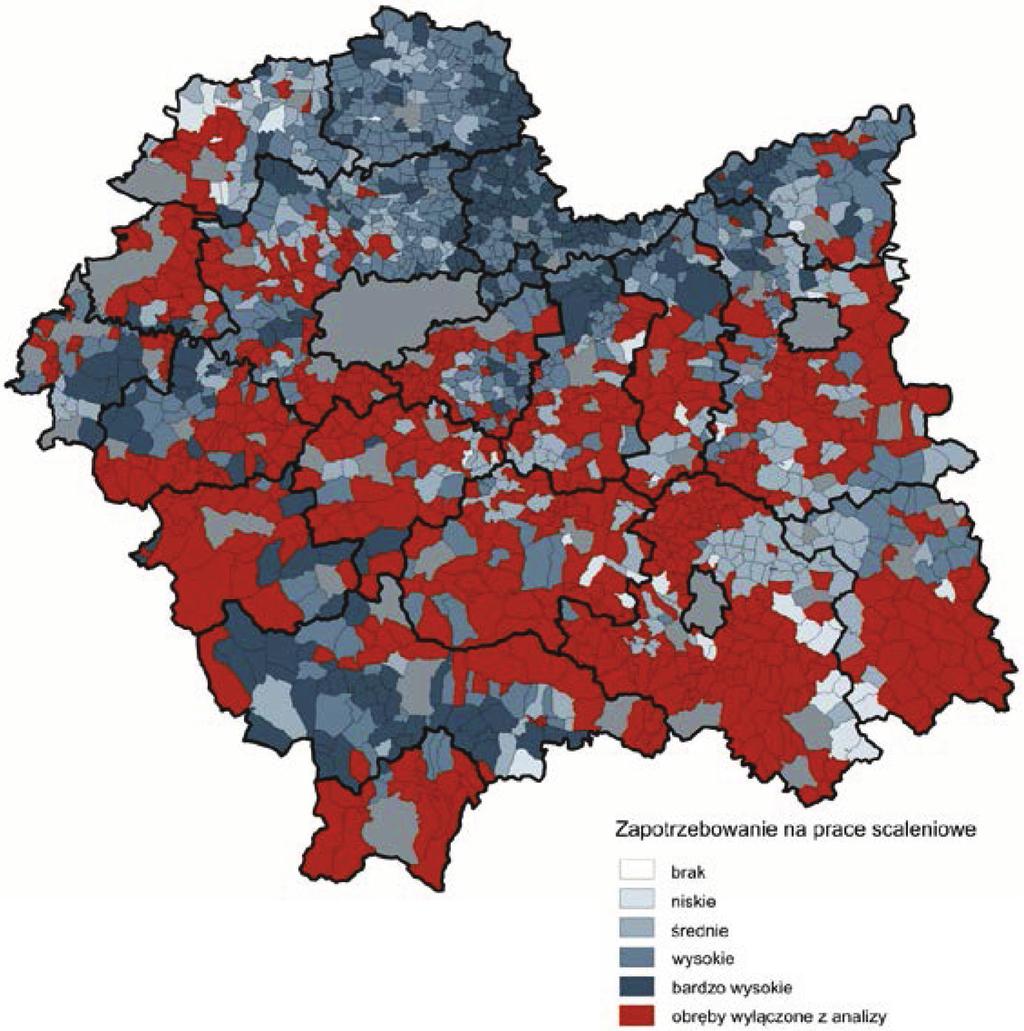 Rola kompleksowych prac scalenia i wymiany gruntów... Rysunek 1.
