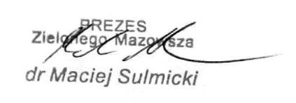 Grenadierów do Radzymińskiej). Z poważaniem Do wiadomości: Pełnomocnik Prezydenta m.st. Warszawy ds. komunikacji rowerowej.