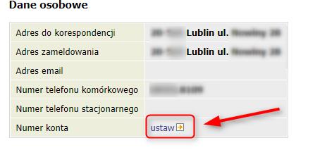 3. EKRAN 1 wybierz kierunek, na którym chcesz pobierać stypendium socjalne. 4.