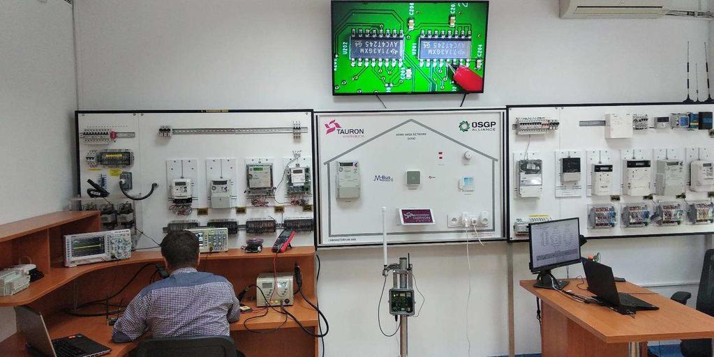 Rys. 3. Testy Laboratoryjne nowych technologii w Laboratorium AMI w Tarnowie.