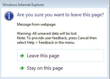Krok 4. Zamknięcie CCP. Zamknij okno CCP. Gdy Windows Internet Explorer wyświetli okno z potwierdzeniem kliknij na Leave this page. Do przemyślenia 1.