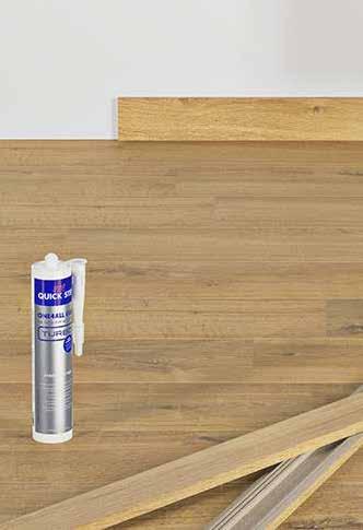 DLACZEGO LISTWY PRZYŚCIENNE QUICK-STEP? DOPASOWANE KOLORY: Quick-Step jest producentem oferującym listwy przyścienne, których kolory są idealnie dopasowane do każdej podłogi.