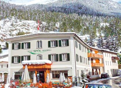 dzień) 75 64 37 4. ST. MORITZ - ZERNEZ HOTEL SPÖL*** Free Ski Safari: 3 dni St.