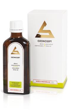 Tlen uwolniony z ozonków wchłania się przez skórę, poprawia miejscowo mikrokrążenie, zmniejszając stany zapalne i zastój płynów. Produkt do stosowania miejscowego na problematyczne partie skóry.