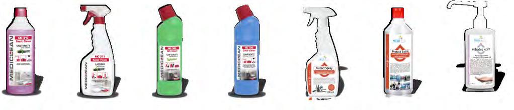 Należy unikać kontaminacji czystych powierzchni sprzętem używanym na powierzchniach brudnych. ETAPY POSTĘPOWANIA 1 Założyć odzież ochronną (fartuch, rękawice ochronne).