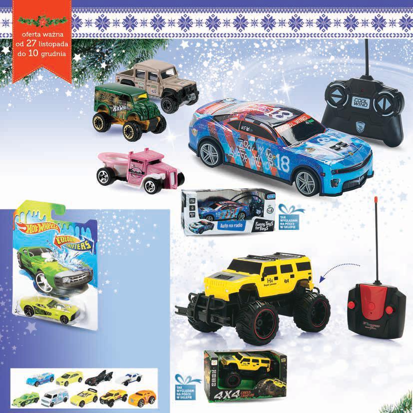 KUP 2 za 17,98 zł trzeci GRATIS Auto podstawowe Hot Wheels różne rodzaje przy zakupie 8,99 zł przy zakupie 3 szt.