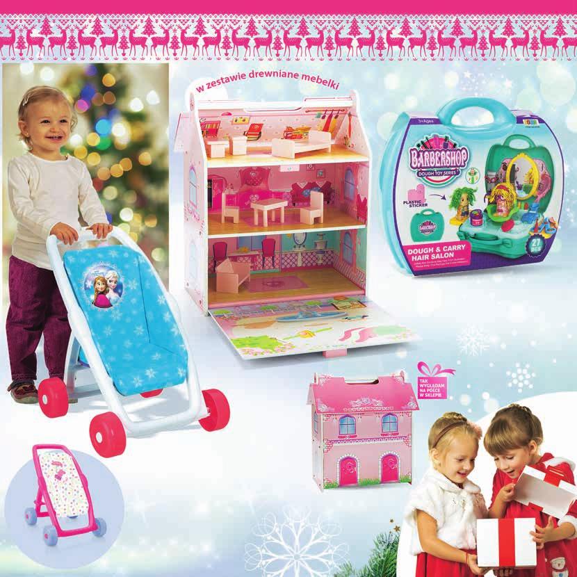 39,99 Ciastolina w walizce - Salon fryzjerski 99,99 79,99 Wózek dla lalek świnka Peppa lub Frozen wys.