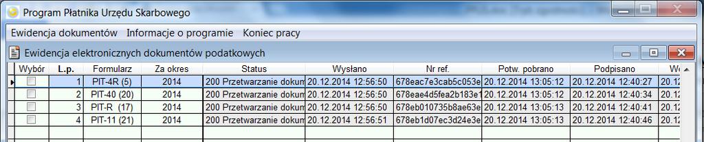 Program komputerowy PPUS - instrukcja obsługi (strona 19) Po kliknięciu na przycisk <4.