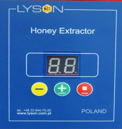 2. Silnik miodarki 250W/24V 3. Sterowanie miodarki SDD 4. Napęd ręczny miodarki 5. Obręcz miodarki 6. Bęben miodarki 7. Noga miodarki 8. Zawór miodarki klapkowy 9. Listwa mocująca z blokadą 10.