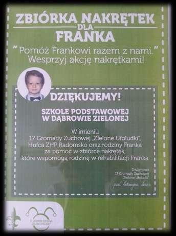 Opiekunowie Wolontariatu Sylwia Polak, Wioletta Jędrzejczyk, Barbara Musiał Organizowane stałe akcje: - zbiórka plastikowych nakrętek, - zbiórka