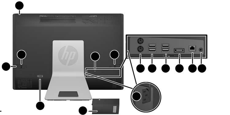 optycznego 3 (2) gniazda USB 3.
