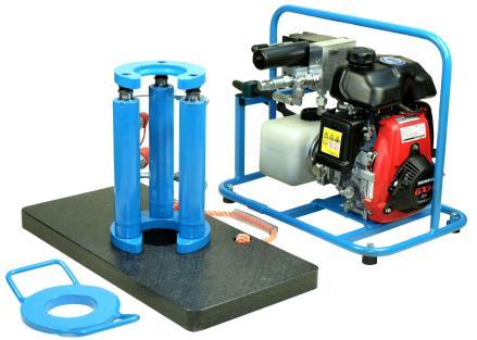 zależności od zacisku kulowego Agregat hydrauliczny z silnikiem benzynowym Briggs&Stratton [waga 39,8 kg SZD/40,6 kg SZ] Pięć typów wyciągarek do wyboru: Model SZD/S-41 SZD/S-51