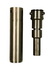 70 mm, h=250 mm pojemność 0,962 dm 3 opcjonalnie, przy zastosowaniu redukcji z cylindrem Øwew.98 mm, Øzew.100 mm, h=250 mm pojemność 1,89 dm 3 Przyrząd SHELBY Ø88,9 mm z cylindrem Øwew.