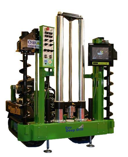 ciśnienie: 300 bar Paliwo: benzyna Olej hydrauliczny: W20 [28 l] Wysokość robocza: 2,25 m Waga: 461 1415 kg Dostępne modele sondy statycznej CPT: ZAKRES OBCIĄŻENIA 50 kn 100 kn 150 kn 200 kn wersja