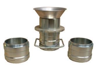 101,6 mm Młot zgodny z normą PN EN 12697-30 Napęd łańcuchowy podnoszący młot Licznik uderzeń Mechanizm automatycznego podnoszenia młota do pozycji zerowej Programowalny sterownik umożliwiający