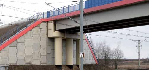 Roboty na mokro ograniczają się do wykonania niewielkiego fundamentu. Przykład takiej aplikacji pokazano na Fot. 6. Panele prefabrykowane ściany oporowej fot. 5.