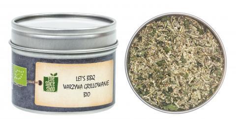 Mieszanki 100% BIO Kurczak z grilla BIO Uniwersalna mieszanka do grillowanego drobiu. W mieszance dominują smaki: papryki, cebuli, czosnku, kurkumy i oregano. Mieszanka zawiera GORCZYCĘ.