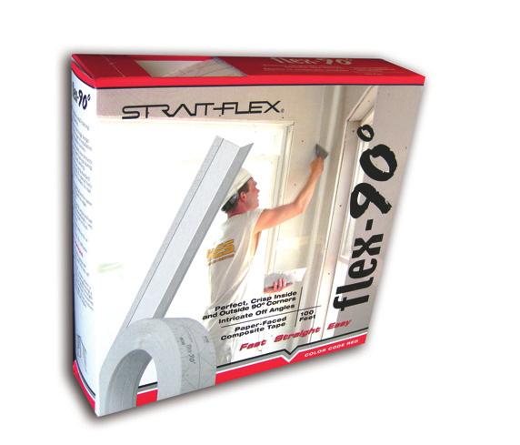 TŚM FLEX 90 Taśma z czerwonymi napisami F90 Długość taśmy 30 mb Opakowanie 12 rolek 53 mm 0,77 mm ZLETY TŚMY FLEX 90 Niezwykle trwała nie pęka. Zapewnia proste linie narożników wewnętrznych.