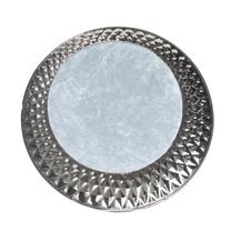 30 x 3 x 30 cm Świecznik ceramiczny srebrno-szary AZ-CE-C162 wym.