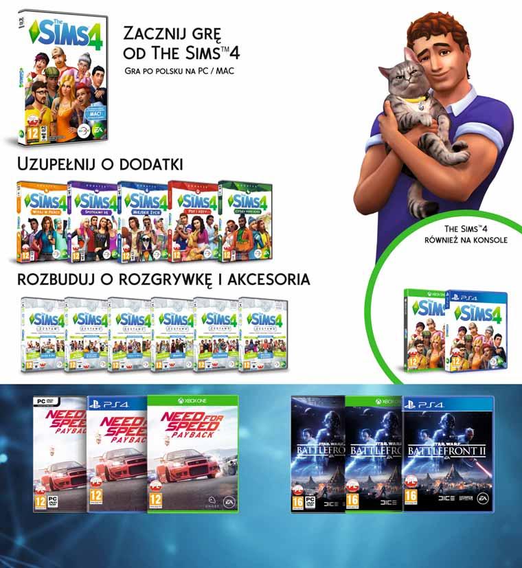 PC na PC THE SIMS 4 wersje XBOX ONE, PS4 - cena od Dodatek do gry Zestaw dodatków na PC