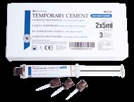 CEMENTY TYMCZASOWE 130 PLN Temporary Cement Non-Eugenol automix cement tymczasowy bez eugenolu Tymczasowy cement HS bez eugenolu to tymczasowy materiał uszczelniający i wypełniający o niskiej