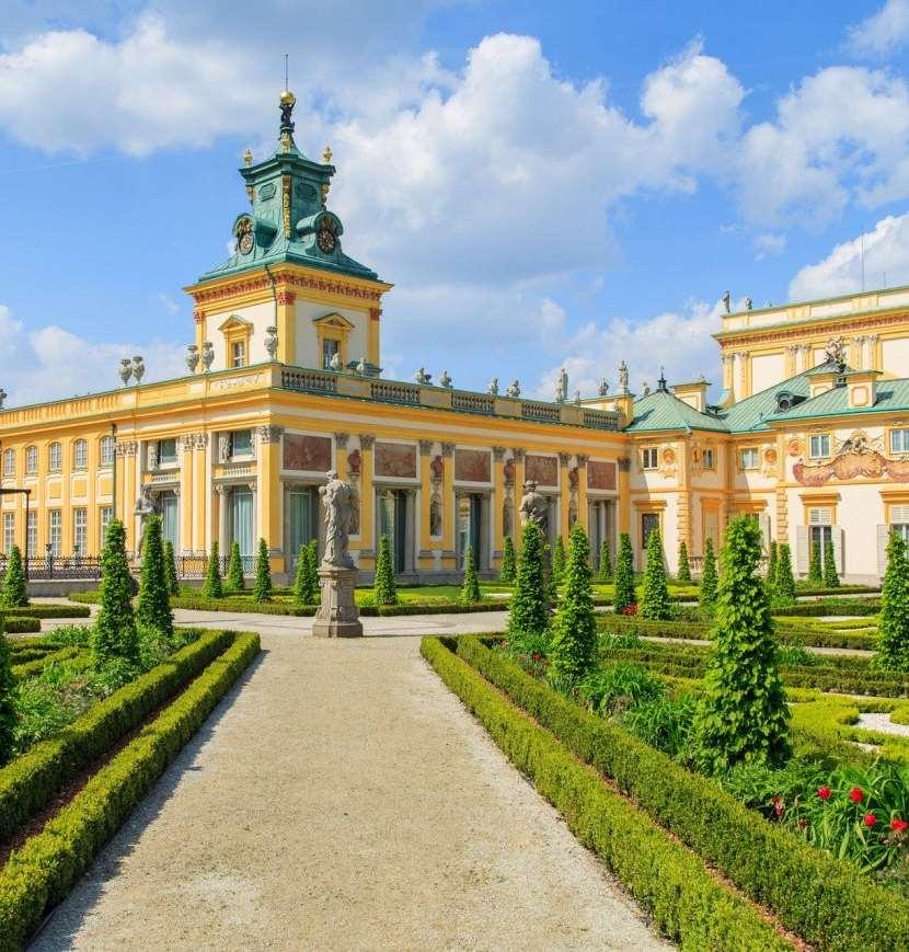 Pałac w Wilanowie został wzniesiony w latach 1681-1696