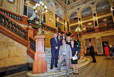 Wieczorem wzięliśmy udział we wspaniałym bankiecie, który odbył się w hotelu Lwów, a był uświetniony wspaniałym występem grupy tenorów.