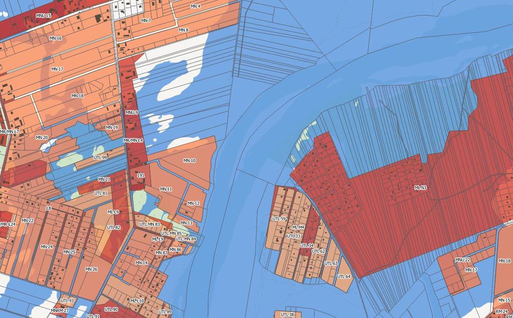 Wyszukanie informacji o planowanych terenach mieszkalnych na obszarze zagrożonym powodzią
