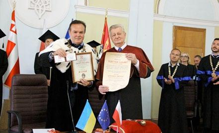 Rektor AGH prof. Tadeusz Słomka otrzymał tytuły doktora honoris causa WYDARZENIA Paweł Kućmierz Uroczystość na Politechnice Lwowskiej odbyła się 29 maja 2018 roku.